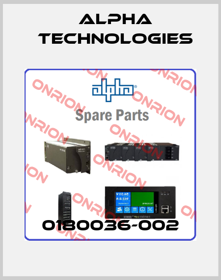 0180036-002 Alpha Technologies