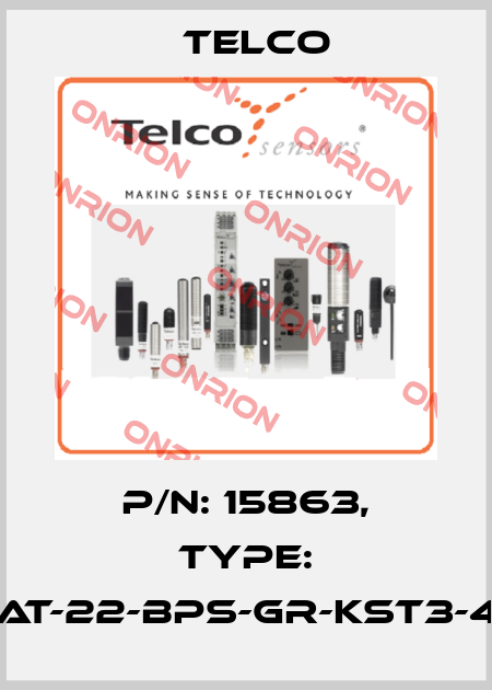 p/n: 15863, Type: Simat-22-BPS-GR-KST3-4#30 Telco