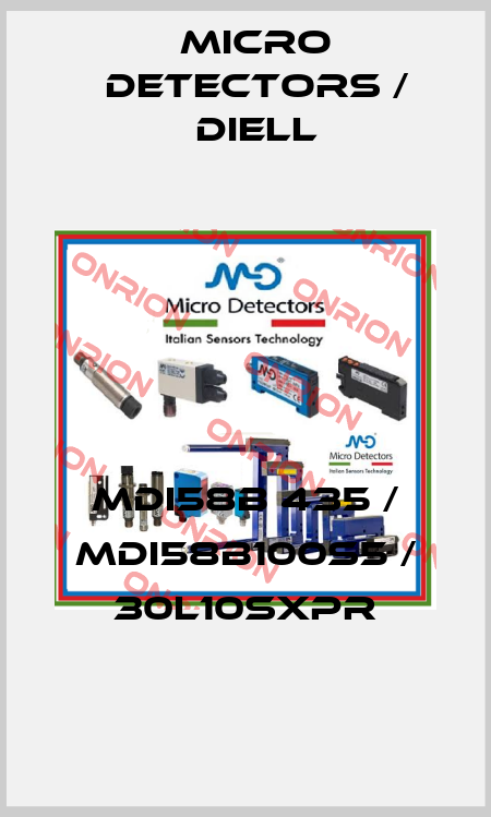 MDI58B 435 / MDI58B100S5 / 30L10SXPR
 Micro Detectors / Diell