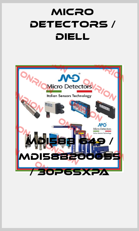 MDI58B 649 / MDI58B2000S5 / 30P6SXPA
 Micro Detectors / Diell