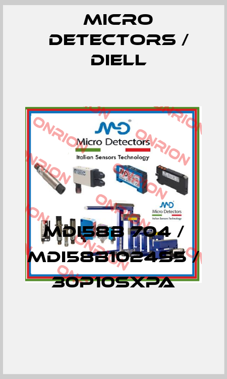 MDI58B 704 / MDI58B1024S5 / 30P10SXPA
 Micro Detectors / Diell