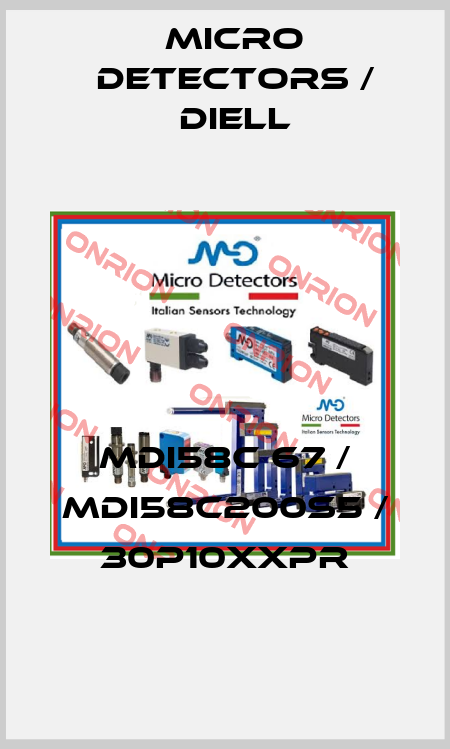 MDI58C 67 / MDI58C200S5 / 30P10XXPR
 Micro Detectors / Diell