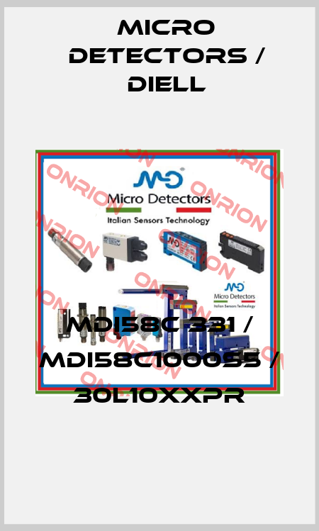MDI58C 331 / MDI58C1000S5 / 30L10XXPR
 Micro Detectors / Diell