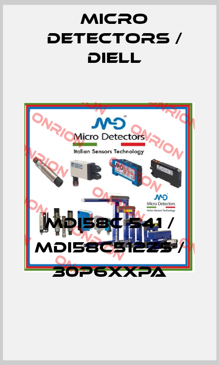 MDI58C 541 / MDI58C512Z5 / 30P6XXPA
 Micro Detectors / Diell