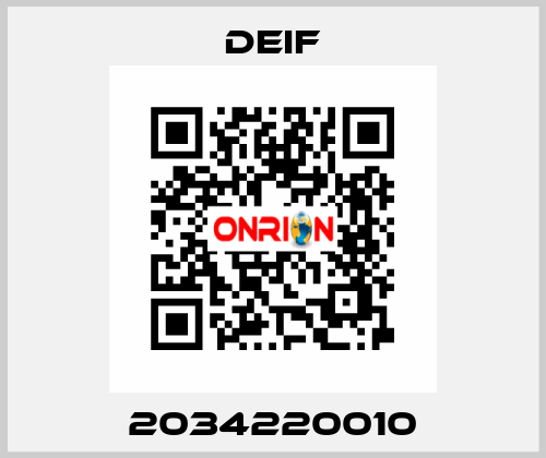 2034220010 Deif