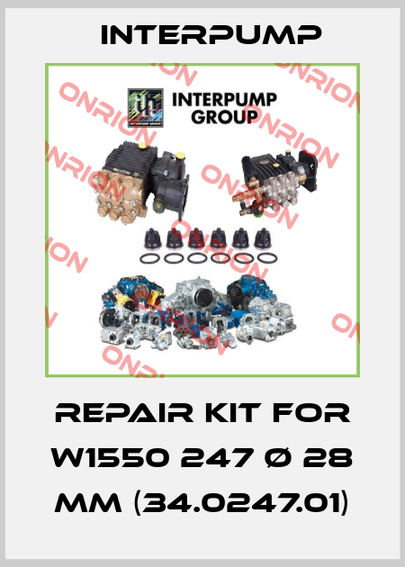 Repair Kit For W1550 247 ø 28 mm (34.0247.01) Interpump