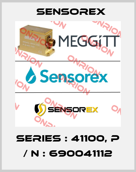 Series : 41100, P / N : 690041112 Sensorex