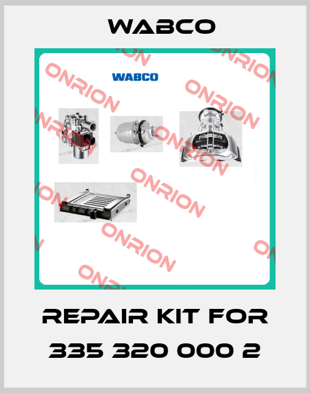 repair kit for 335 320 000 2 Wabco