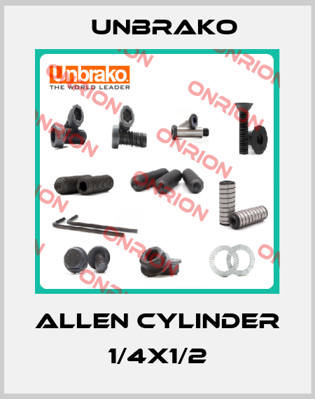 Allen Cylinder 1/4x1/2 Unbrako