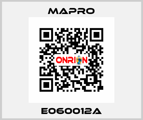 E060012A Mapro