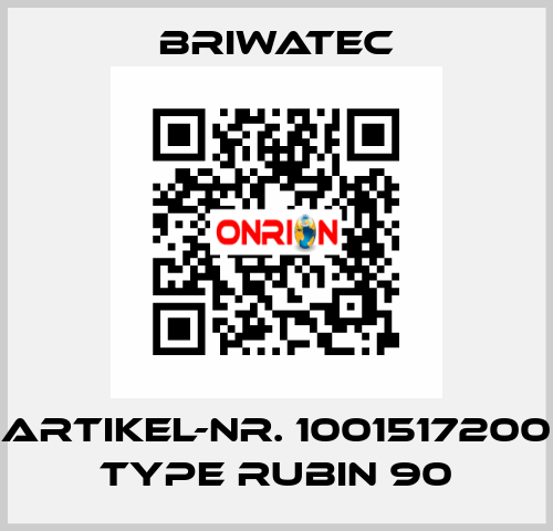 Artikel-Nr. 1001517200 Type RUBIN 90 Briwatec