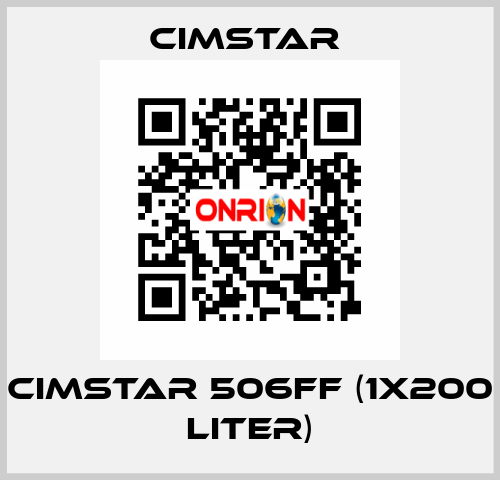 Cimstar 506FF (1x200 liter) Cimstar 