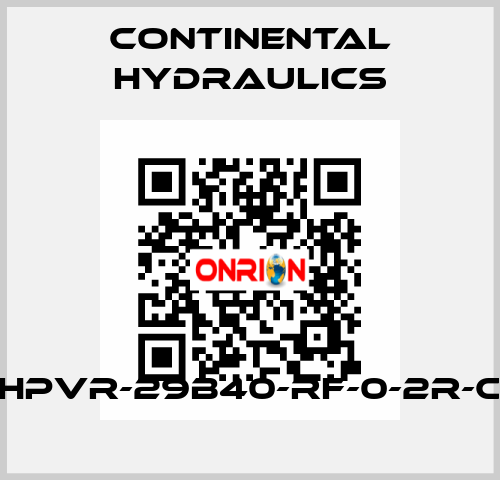 HPVR-29B40-RF-0-2R-C Continental Hydraulics