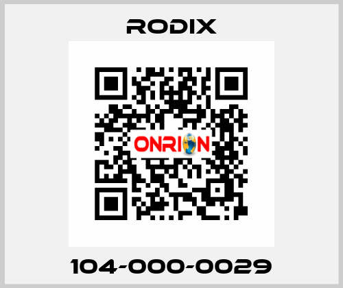 104-000-0029 Rodix