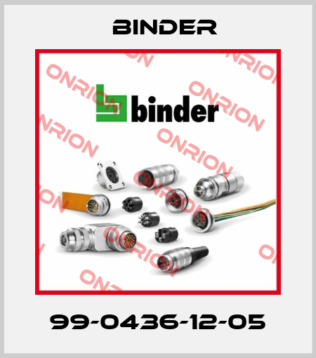 99-0436-12-05 Binder