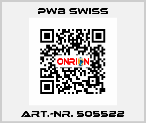 Art.-Nr. 505522 PWB Swiss