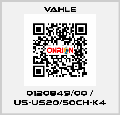 0120849/00 / US-US20/50CH-K4 Vahle