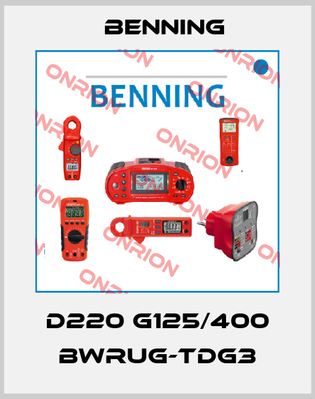 D220 G125/400 BWrug-TDG3 Benning