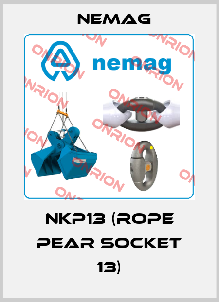 NKP13 (ROPE PEAR SOCKET 13) NEMAG