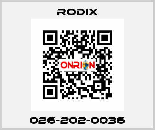 026-202-0036 Rodix