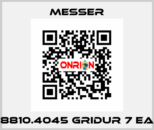 8810.4045 GRIDUR 7 EA Messer