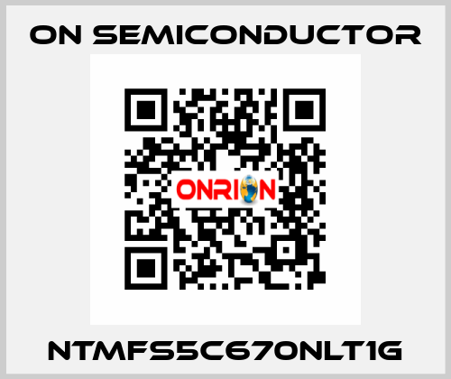 NTMFS5C670NLT1G On Semiconductor