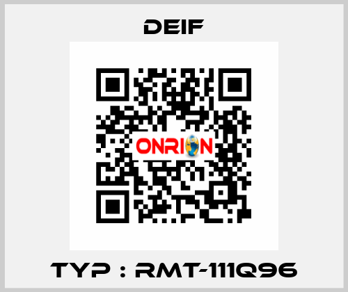 Typ : RMT-111Q96 Deif