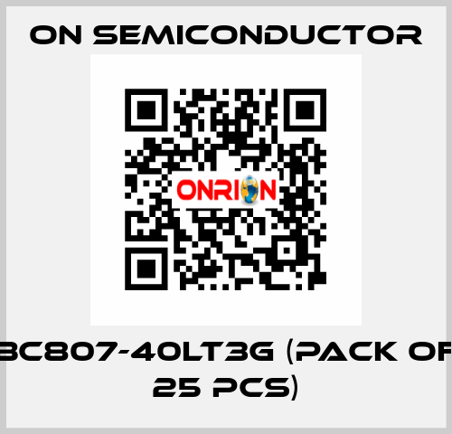 BC807-40LT3G (pack of 25 pcs) On Semiconductor