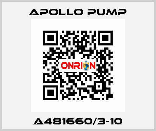 A481660/3-10 Apollo pump