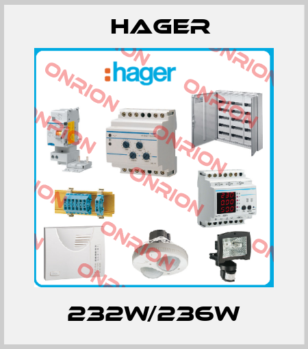 232W/236W Hager