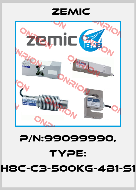 P/N:99099990, Type: H8C-C3-500kg-4B1-S1 ZEMIC