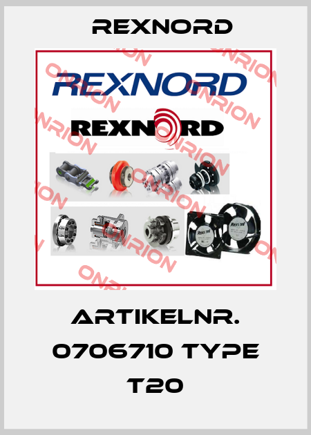 Artikelnr. 0706710 Type T20 Rexnord