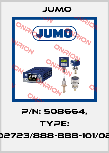 P/N: 508664, Type: 202723/888-888-101/024 Jumo