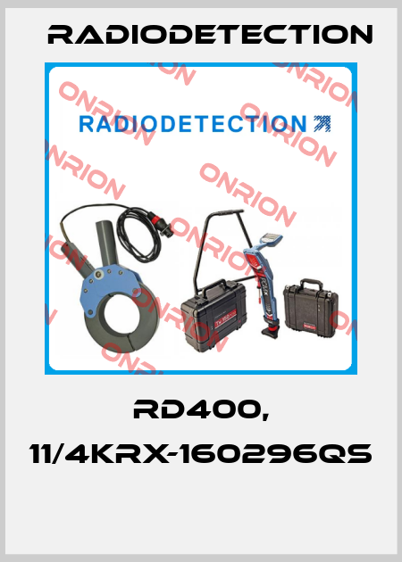 RD400, 11/4KRX-160296QS  Radiodetection
