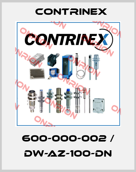 600-000-002 / DW-AZ-100-DN Contrinex