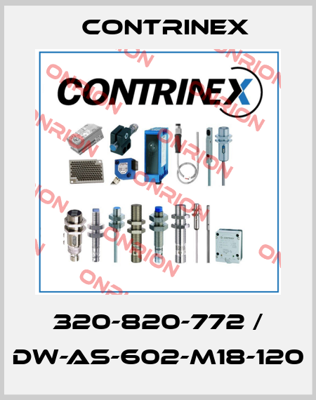 320-820-772 / DW-AS-602-M18-120 Contrinex