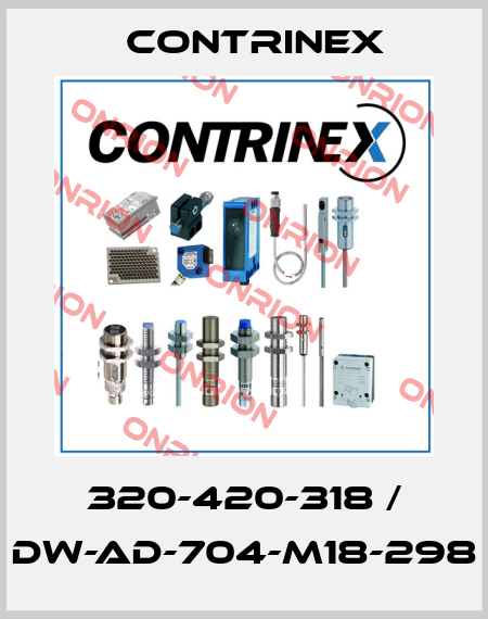 320-420-318 / DW-AD-704-M18-298 Contrinex