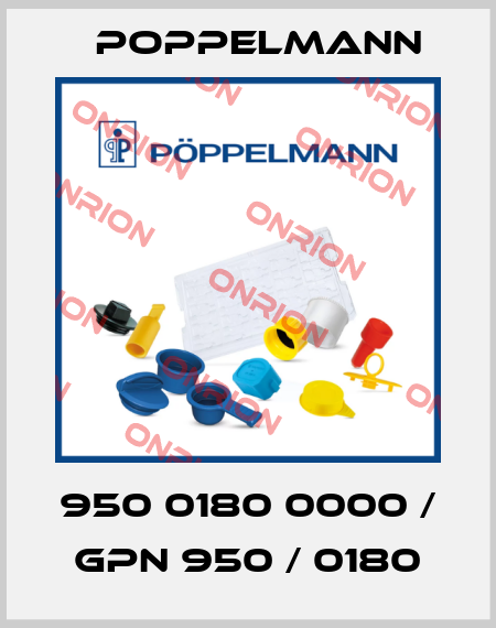 950 0180 0000 / GPN 950 / 0180 Poppelmann