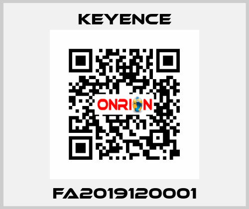 FA2019120001 Keyence