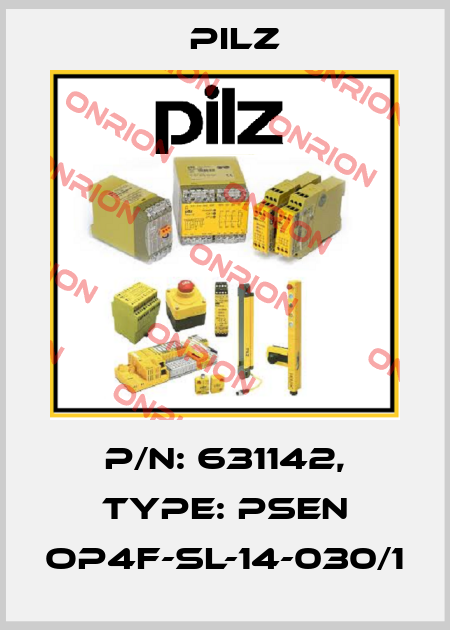 p/n: 631142, Type: PSEN op4F-SL-14-030/1 Pilz