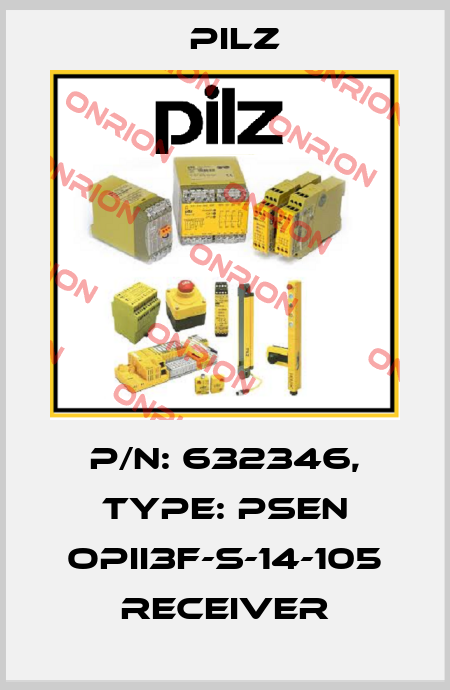 p/n: 632346, Type: PSEN opII3F-s-14-105 receiver Pilz