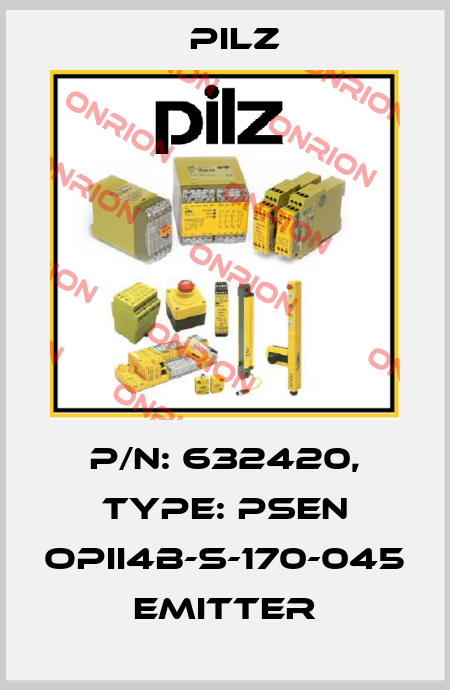 p/n: 632420, Type: PSEN opII4B-s-170-045 emitter Pilz