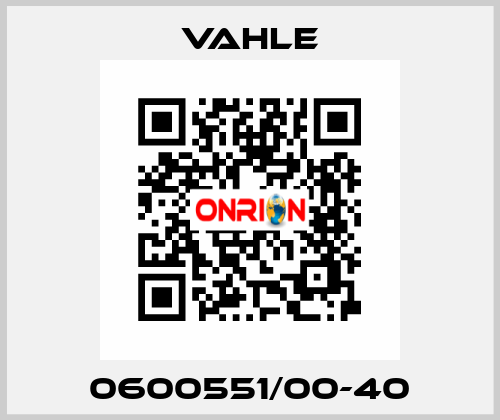 0600551/00-40 Vahle