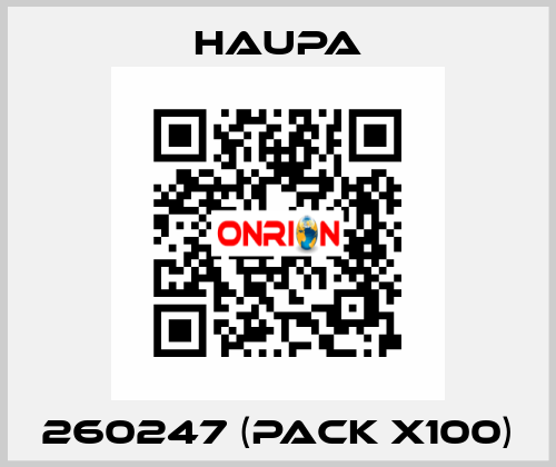 260247 (pack x100) Haupa