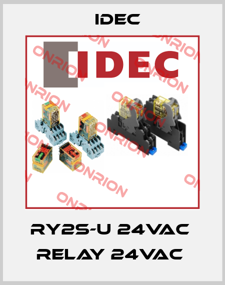 RY2S-U 24VAC  Relay 24VAC  Idec