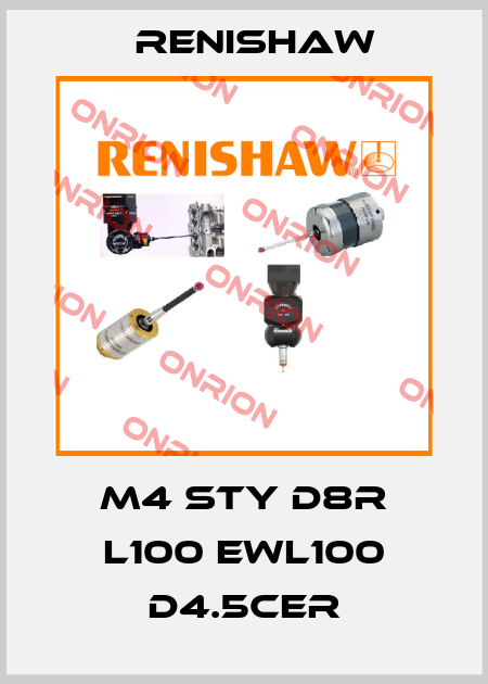 M4 STY D8R L100 EWL100 D4.5CER Renishaw