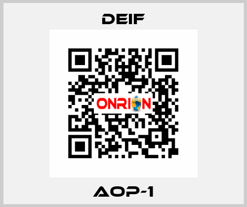  AOP-1 Deif