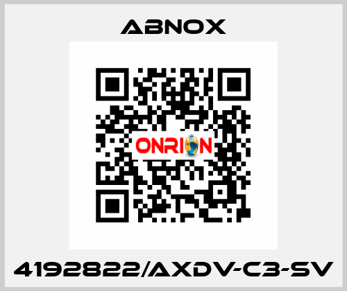 4192822/AXDV-C3-SV ABNOX