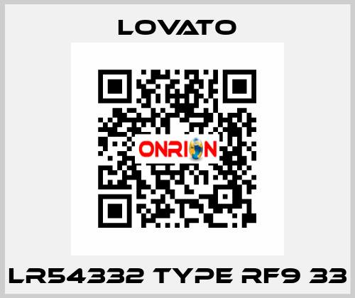 LR54332 Type RF9 33 Lovato