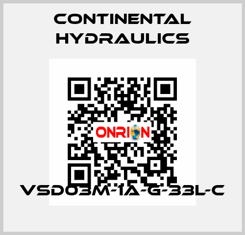 VSD03M-1A-G-33L-C Continental Hydraulics